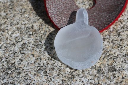 Verre et disque diamanté