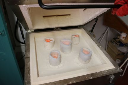 Le verre est rougeoyant