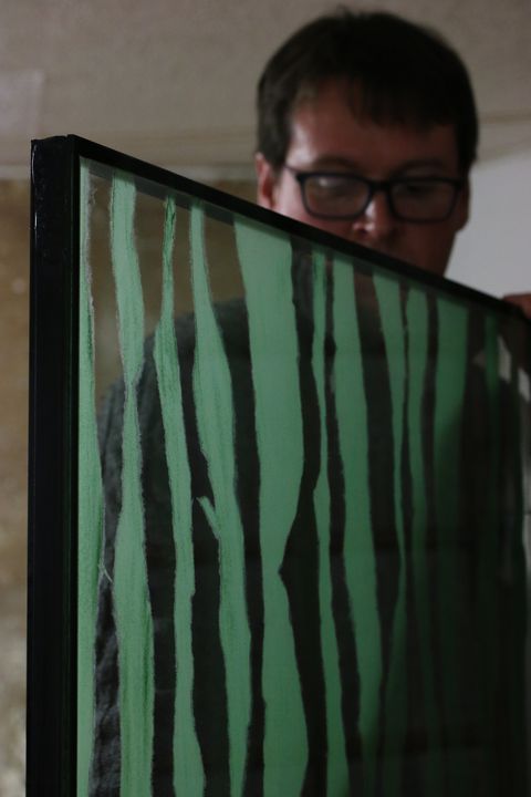 Verre artistique pour l'architecture